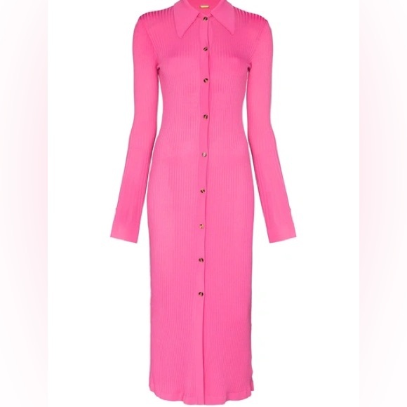 Dodo Bar Or Pink Ella Ribbed Dress - XS - Picture 5 of 8